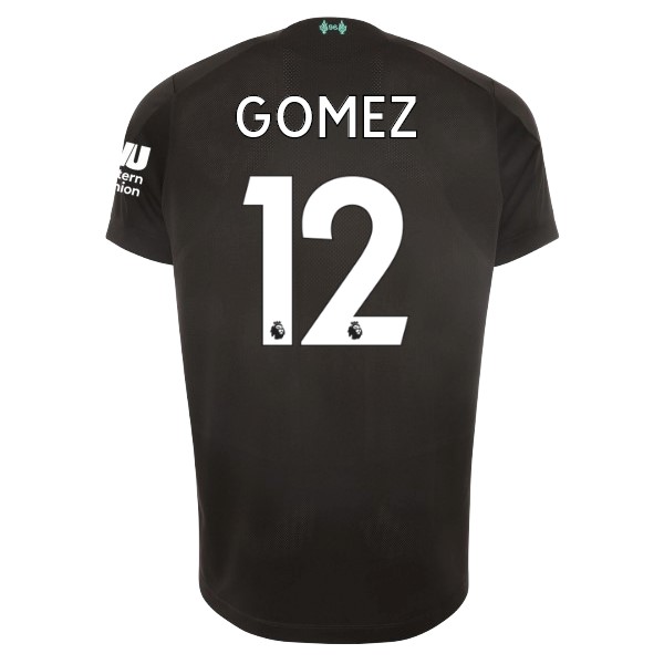 Camiseta Liverpool NO.12 Gomez 3ª Kit 2019 2020 Negro